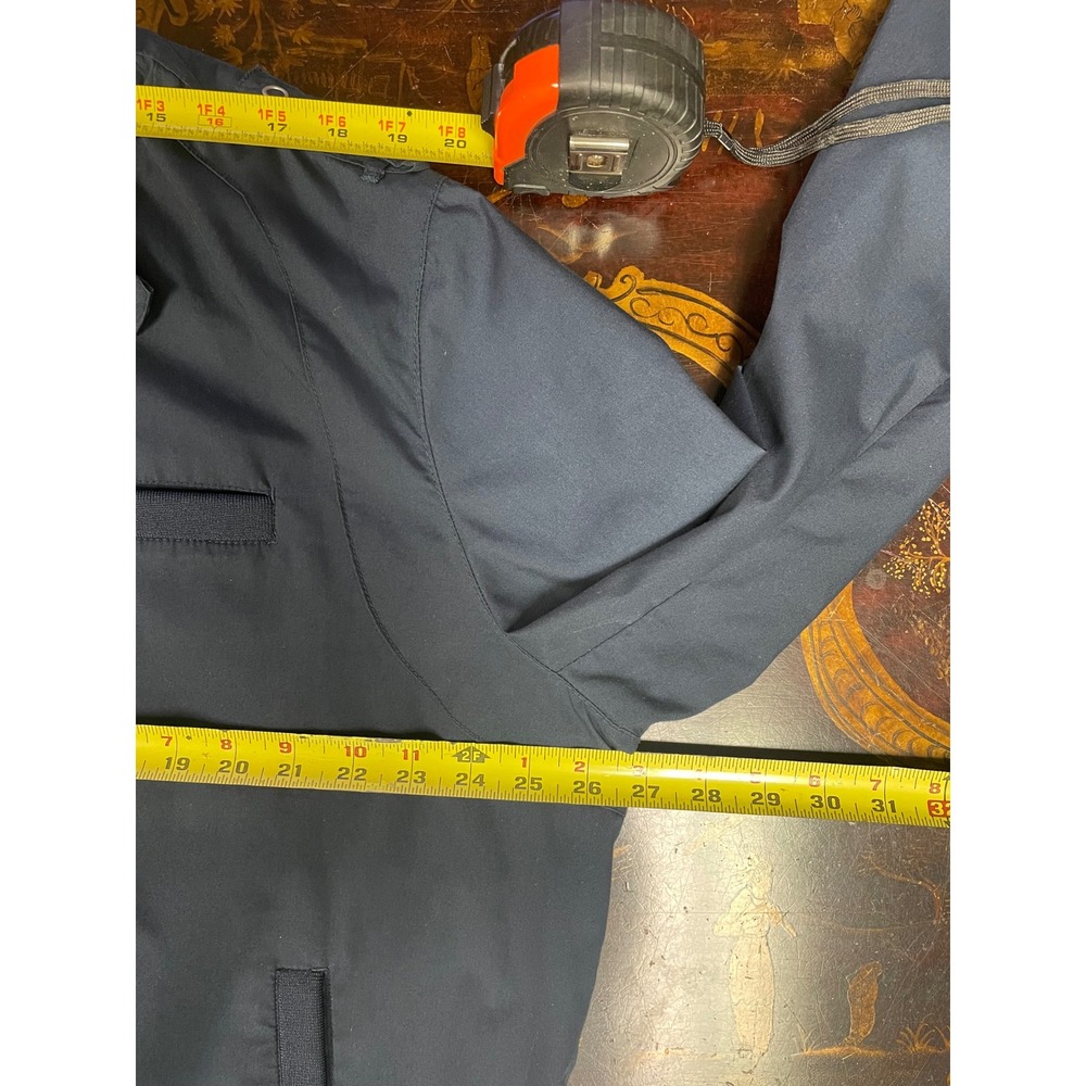 Members Only Mens Navy Blue Iconic Racer Bomber Jacket Full Zip Classic Chic XXL - Picture 10 of 13